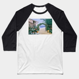 SEASIDE TRELLIS Baseball T-Shirt